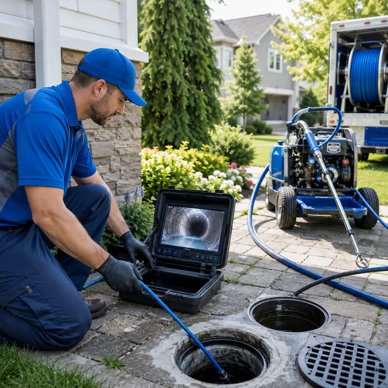 Outdoor drain cleaning professionals serving Black Lick, PA
